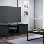 Έπιπλο Τηλεόρασης Gloss Black Μ140xΠ40xΥ36cm RTV140