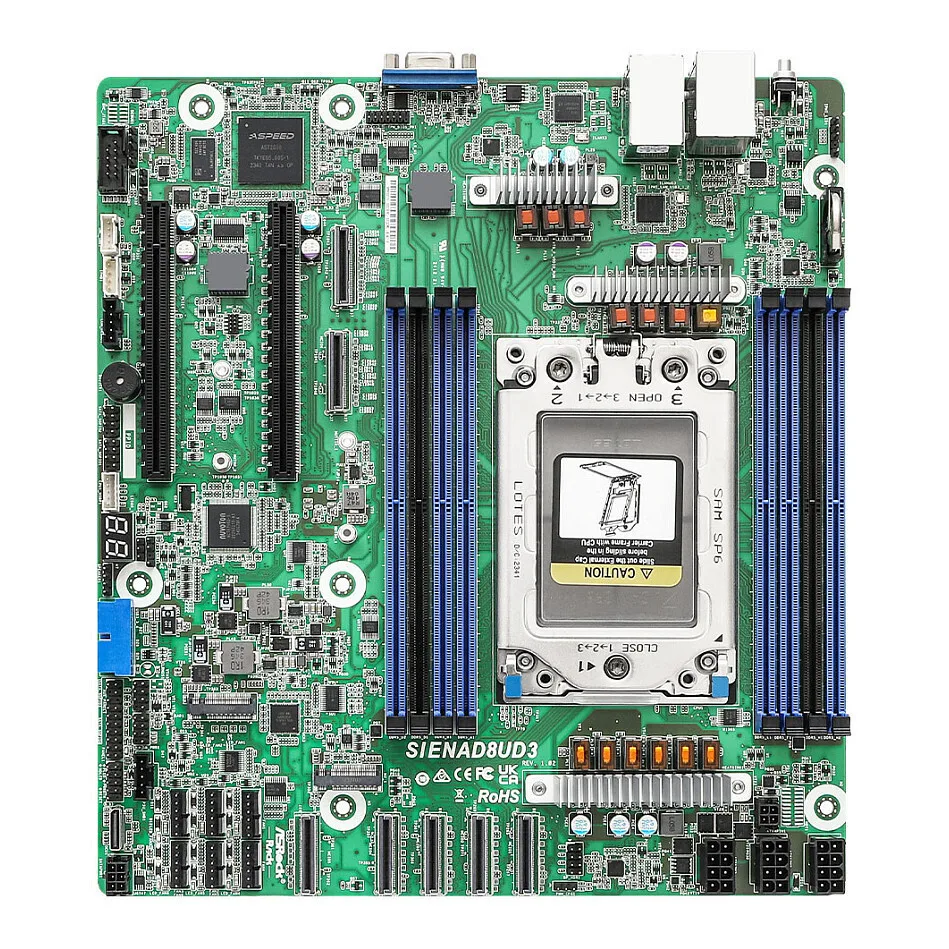 20260331172522_asrock_sienad8ud3_soc_motherboard_micro_atx_me_amd_sp6_socket.jpeg ASRock SIENAD8UD3 SoC Motherboard Micro ATX με AMD SP6 Socket - Image 1