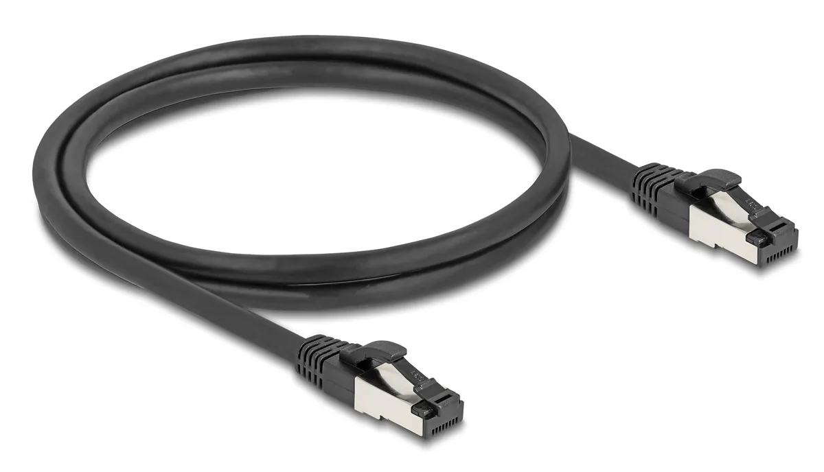 DeLock S/FTP Καλώδιο Δικτύου Ethernet 1m Μαύρο 80571 - Image 1