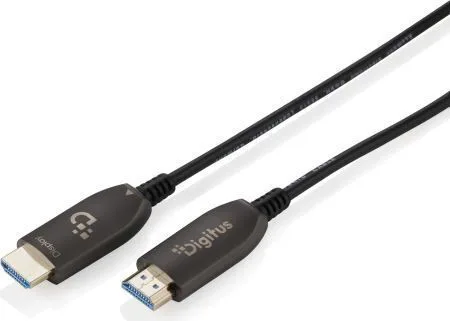 Digitus HDMI 2.1 Ultra High Speed 48Gbps 4K 120Hz HDR VRR Cable HDMI male - HDMI male 60m Μαύρο AK-330126-600-S - Image 1