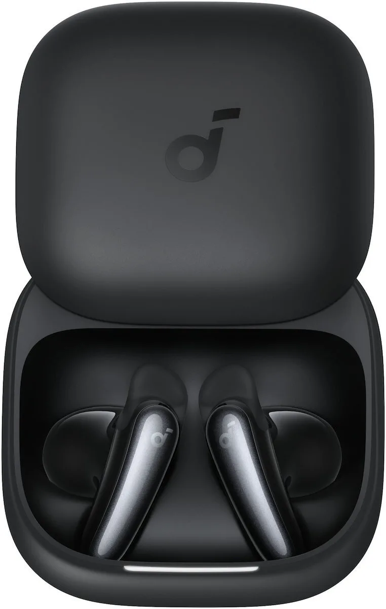 Soundcore by Anker Liberty Buds ANC Bluetooth Handsfree Ακουστικά με Αντοχή στον Ιδρώτα και Θήκη Φόρτισης Μαύρα - Image 1