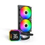 Montech HYPERFLOW DIGITAL 240 Υδρόψυξη AIO CPU με 2 Ανεμιστήρες 120mm και ARGB Φωτισμό
