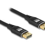 DeLock Cable DisplayPort male - DisplayPort male 5m Μαύρο