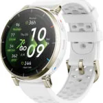 Amazfit Active 3 Premium Stainless Steel 45mm Αδιάβροχο Smartwatch με SIM και Παλμογράφο (Λευκό)