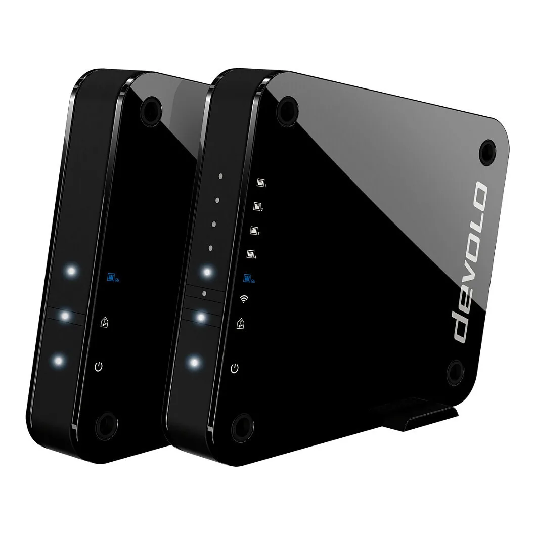 Bridge Repeater Devolo Gigagate Starterkit 2er Set High Speed Wlan Max 2000 Mb - Image 1