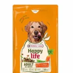 Happy Life 12.5kg Ξηρά Τροφή για Ενήλικους Σκύλους με Βοδινό, Μοσχάρι, Κρέας, Κοτόπουλο, Σολομό και Λαχανικά