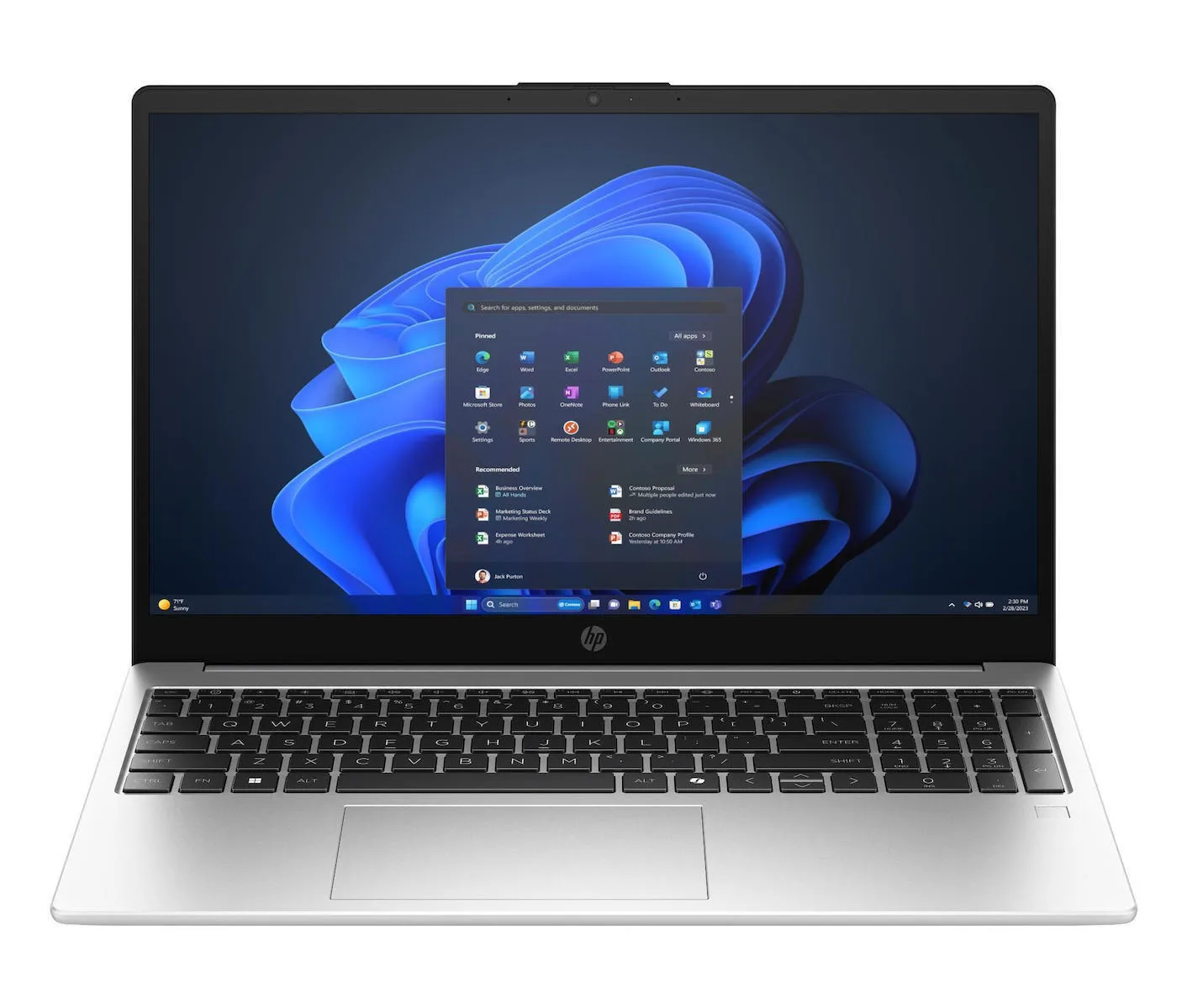 HP 255R G10 15.6" FHD (Ryzen 5-7535U/8GB/512GB SSD/W11 Home) (International English Keyboard) - Image 1