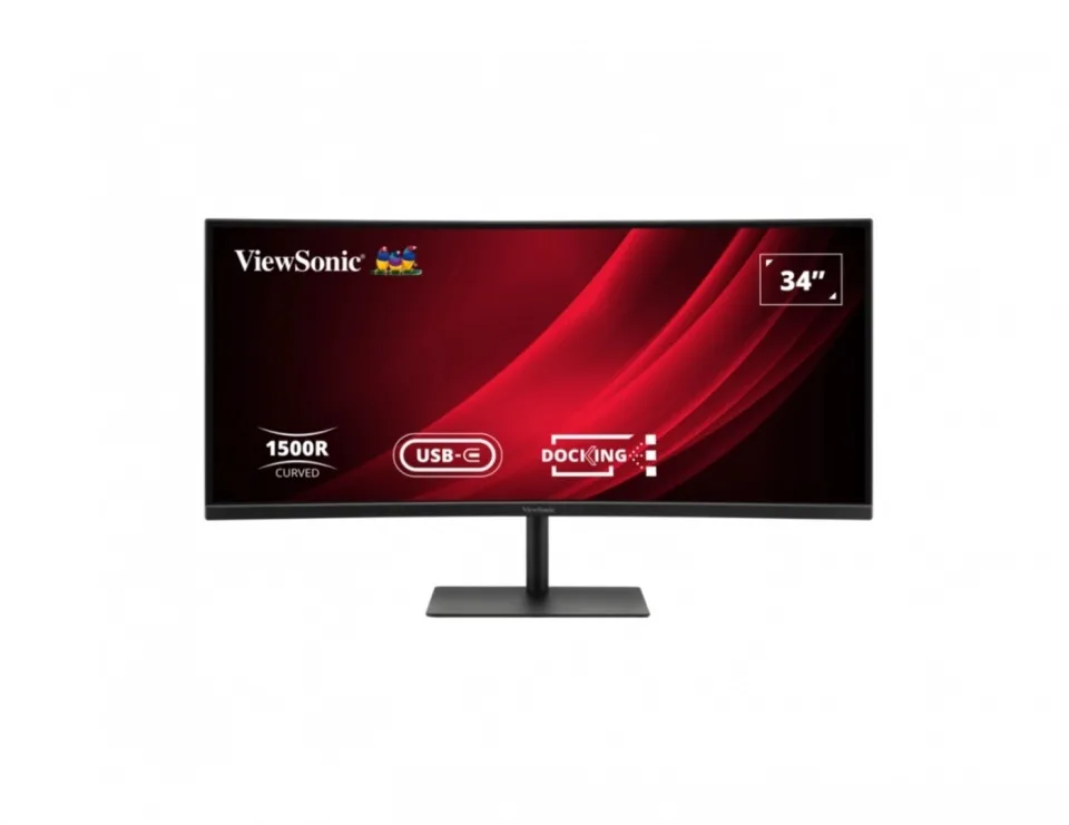Viewsonic VG3419C-2 Ultrawide VA HDR Curved Monitor 34" QHD 3440x1440 με Χρόνο Απόκρισης 3.5ms GTG - Image 1