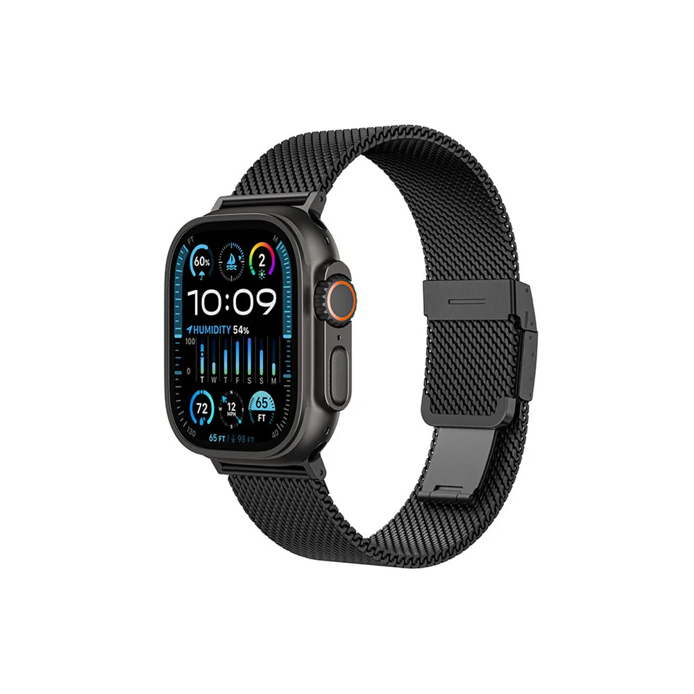 Amazingthing Titan Premium Metal Band Applewatch 38 40 41 42 44 45 46 49 Mm Black - Image 1