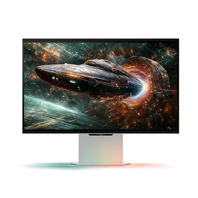 Samsung Odyssey 3D G90XF IPS HDR Gaming Monitor 27" 4K 3840x2160 165Hz με Χρόνο Απόκρισης 1ms GTG Ασημί - Image 1