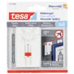 Υλικά Στερέωσης Tesa Ρυθμιζόμενο Αυτοκόλλητο Καρφί Ταπετσαρία & Σοβά 2kg 2 Τεμάχια 77777-00001-01