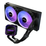 ASRock Pro 240 Υδρόψυξη AIO CPU με 2 Ανεμιστήρες 120mm και ARGB Φωτισμό