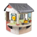 Smoby Πολυλειτουργικό Παιδικό Σπιτάκι Κήπου Cooking House με Κουζινάκι 144.5x110x127εκ. 810505