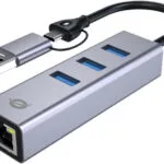 Conceptronic Hub 3 Θυρών με σύνδεση USB-A Γκρι ABBY25G
