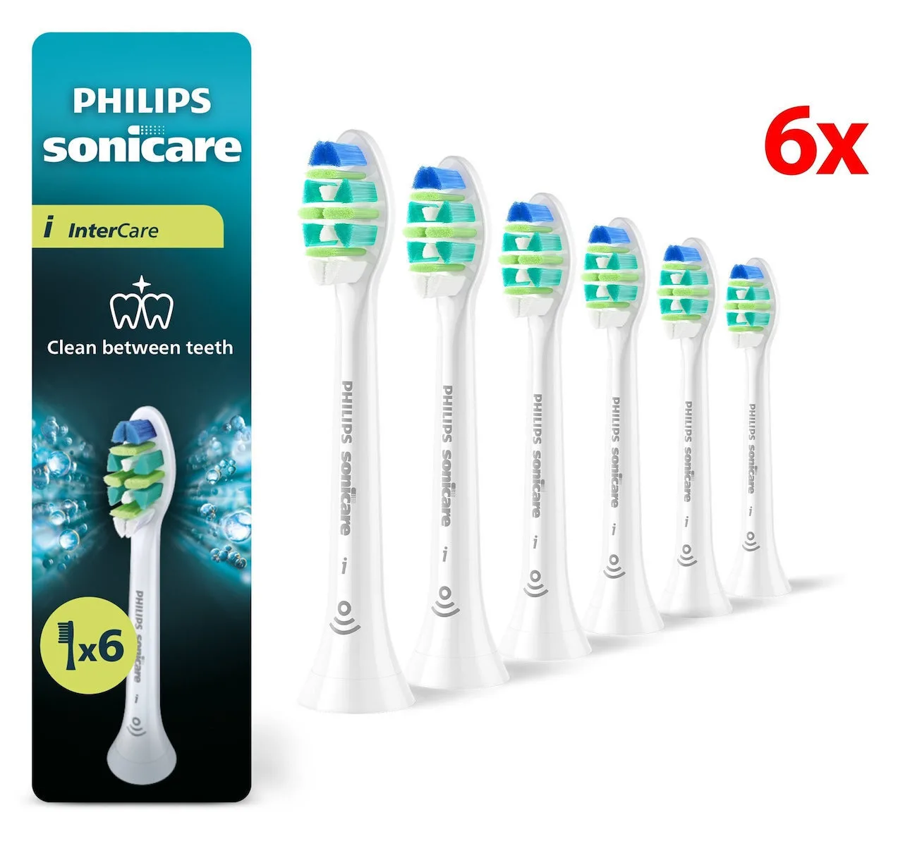 20260414145114_original_philips_sonicare_intercare_hx9006_87_toothbrush_head_soft_bristles_6_pcs_cleaning_hard_to_reach_areas.jpeg Original Philips Sonicare Intercare Hx9006/87 Toothbrush Head Medium Soft Bristles 6 Pcs Cleaning Hard-to-reach Areas - Image 1