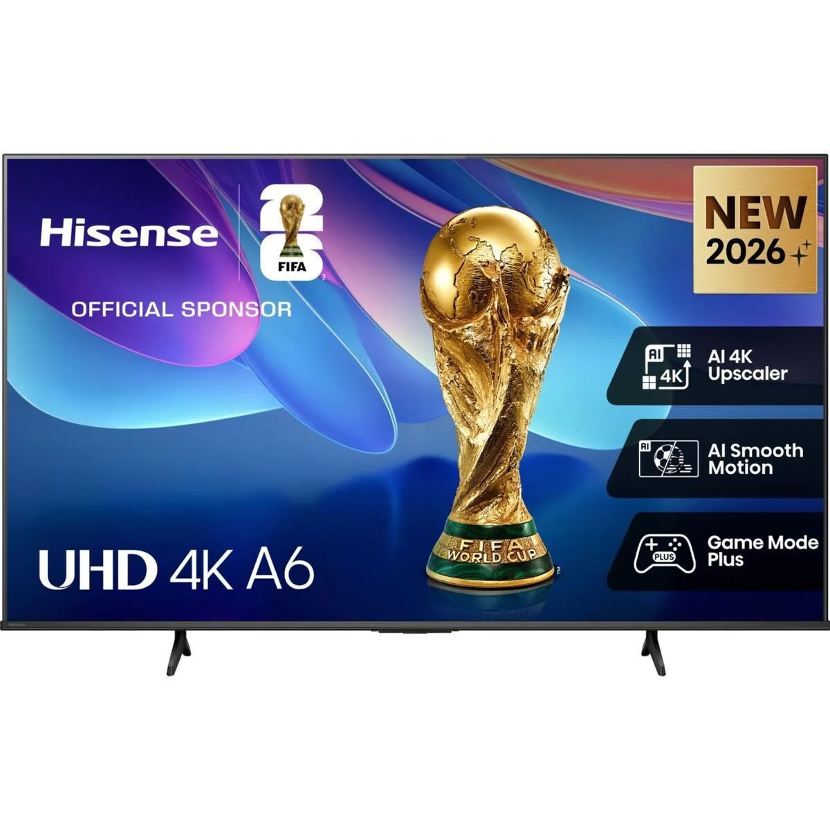 20260414160848_hisense_smart_tileorasi_43_4k_uhd_led_a6s_hdr_2026_43a6s.jpeg Hisense Smart Τηλεόραση 43" 4K UHD LED A6S HDR (2026) 43A6S - Image 1