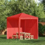 vidaXL Κιόσκι Κήπου Κόκκινο 2x1.95m 42033018