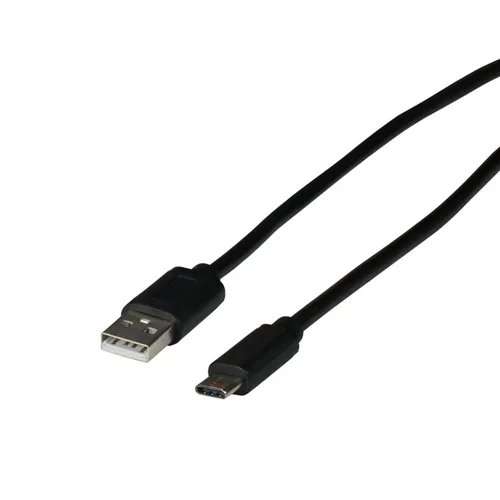 EFB USB 2.0 Cable USB-C male - USB-A Μαύρο 2m - Image 1