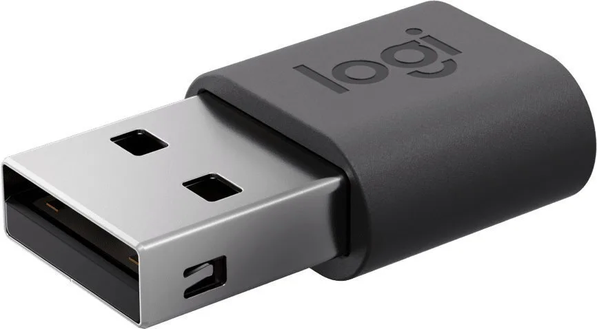 Logitech Μετατροπέας USB-A male σε USB-C female Γκρι 1τμχ 956-000169 - Image 1