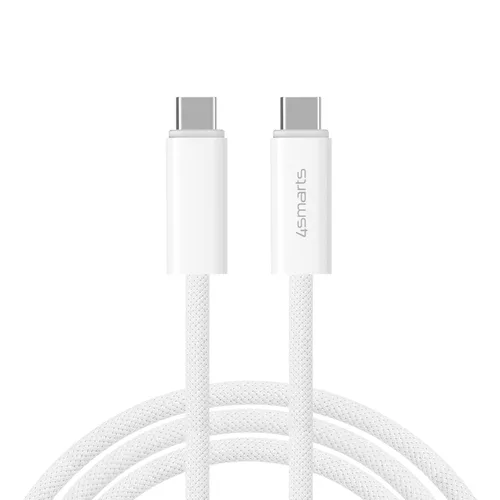 4Smarts USB 2.0 Cable USB-C male - USB-C 240W PD Λευκό 1.5m 540959 - Image 1