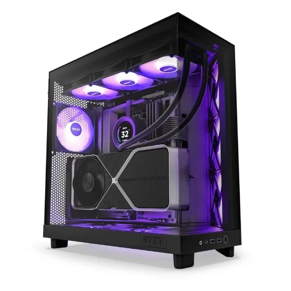 Vengeance Eternal-V4 NZXT Edition Gaming Desktop PC (Ryzen 7-9800X3D/32GB DDR5/1.0TB SSD/GeForce RTX 5090/No OS) - Image 1