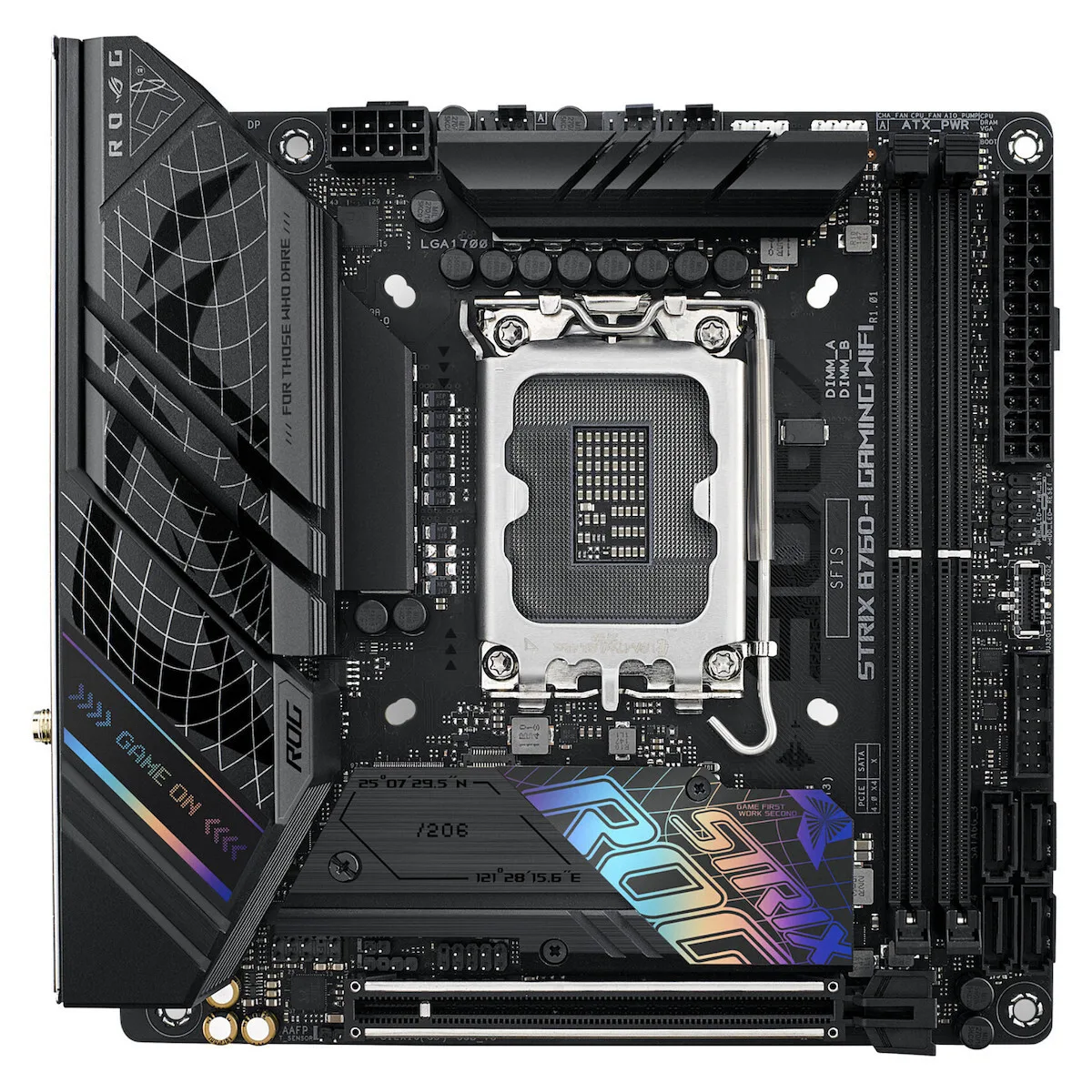 20260415160529_asus_rog_strix_b760_i_gaming_wifi_motherboard_me_intel_1700_socket_90mb1d90_m1eay0.jpeg Asus ROG STRIX B760-I GAMING WIFI Motherboard με Intel 1700 Socket 90MB1D90-M1EAY0 - Image 1