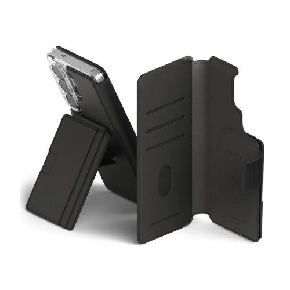 Ringke Galaxy S26 Plus Case Folio Stand Wallet Magnetic Black - Image 1