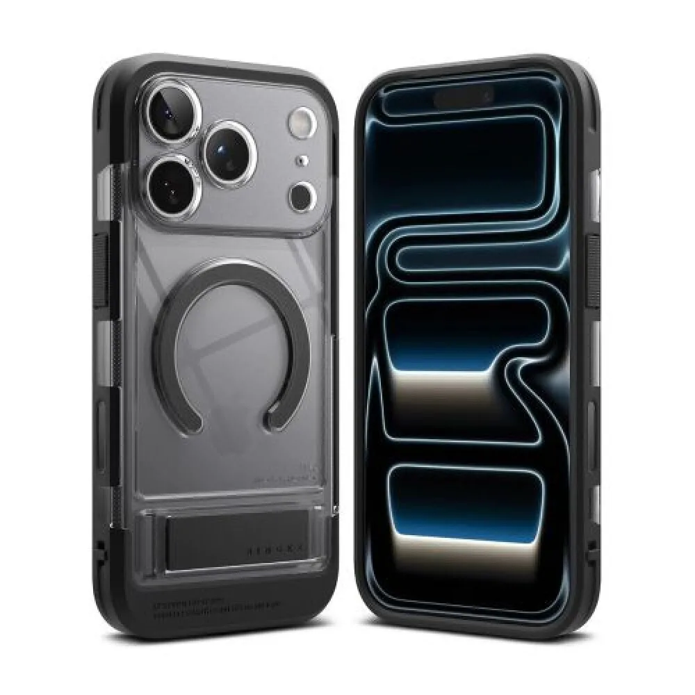 Ringke Iphone 17 Pro Max Case Ux Magnetic Smoke Black - Image 1