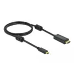 Delock Cable Usb-c Hdmi Dp Alt Mode 4k 60 Hz 1 M Black