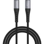 4Smarts USB 2.0 Cable USB-C male - USB-C 60W Μαύρο 15m 541454