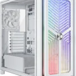 Corsair Frame 4000X RS Gaming Midi Tower Κουτί Υπολογιστή με Πλαϊνό Παράθυρο και ARGB Φωτισμό Λευκό