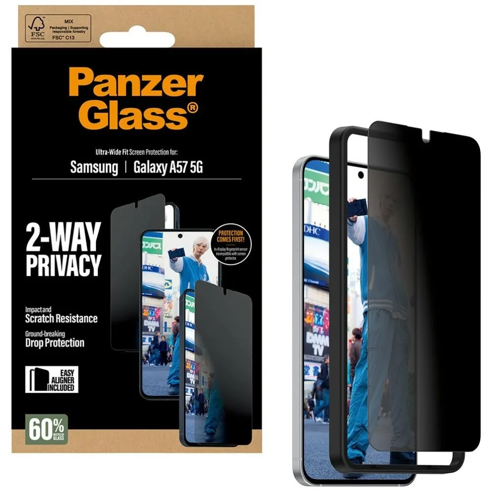 Panzerglass Privacy Glass Panzerglass Ultra-wide Fit Samsung Galaxy A57 - Image 1