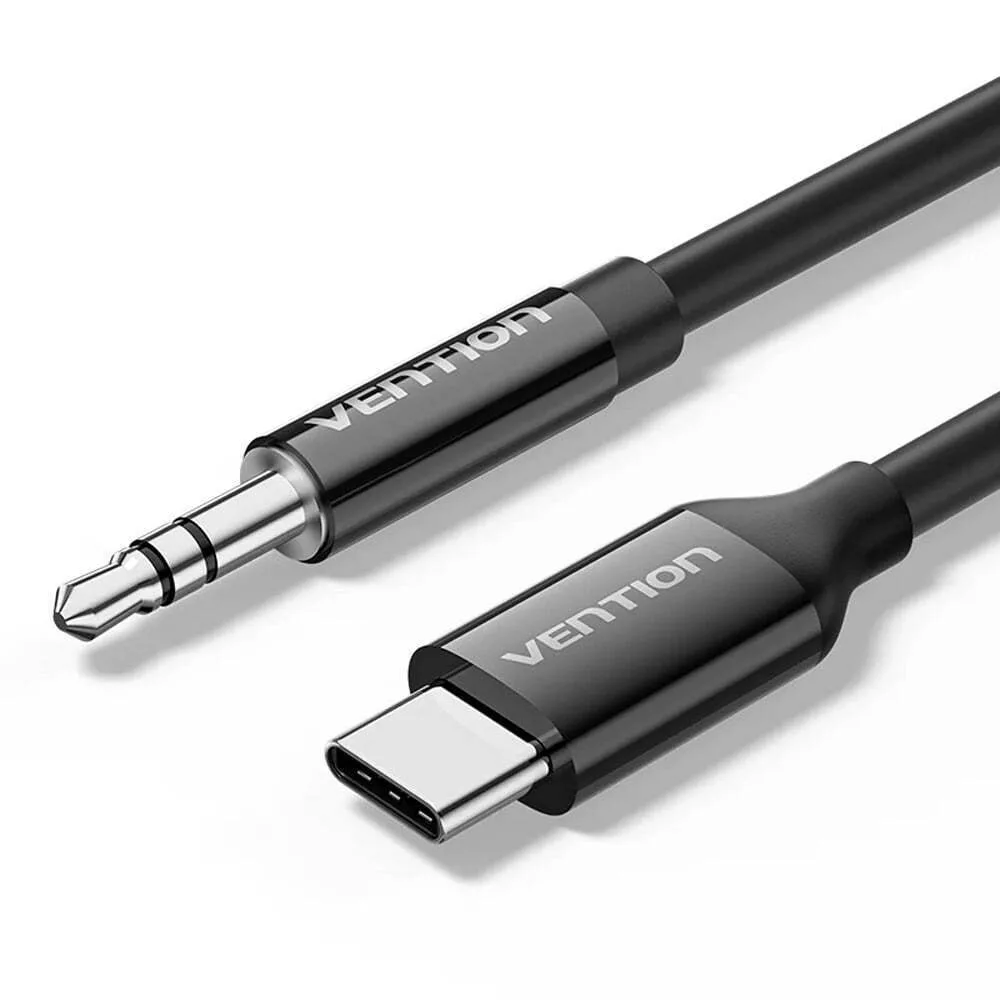Vention Braided USB 2.0 Cable USB-C male - 3.5mm Μαύρο 1.5m BIFBF - Image 1