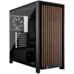 Corsair FRAME 4000D WOOD RS Gaming Midi Tower Κουτί Υπολογιστή με Πλαϊνό Παράθυρο Black/Walnut