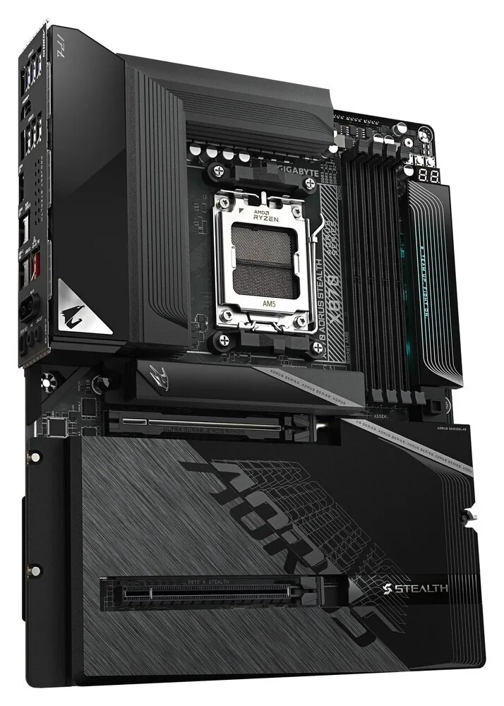 20260417133920_gigabyte_x870_aorus_stealth_wi_fi_motherboard_atx_me_amd_am5_socket.jpeg Gigabyte X870 AORUS STEALTH Wi-Fi Motherboard ATX με AMD AM5 Socket - Image 1