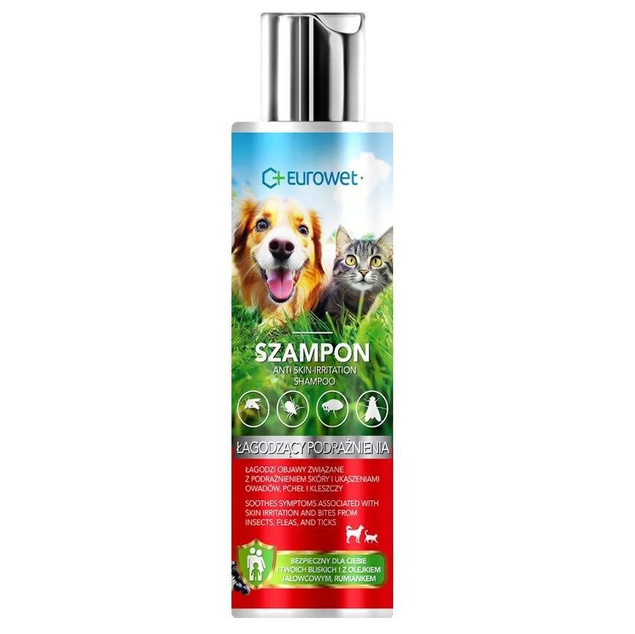20260417140407_eurowet_skin_irritation_shampoo_dogs_cats_200ml.jpeg Eurowet Skin Irritation Shampoo Dogs Cats 200ml - Image 1