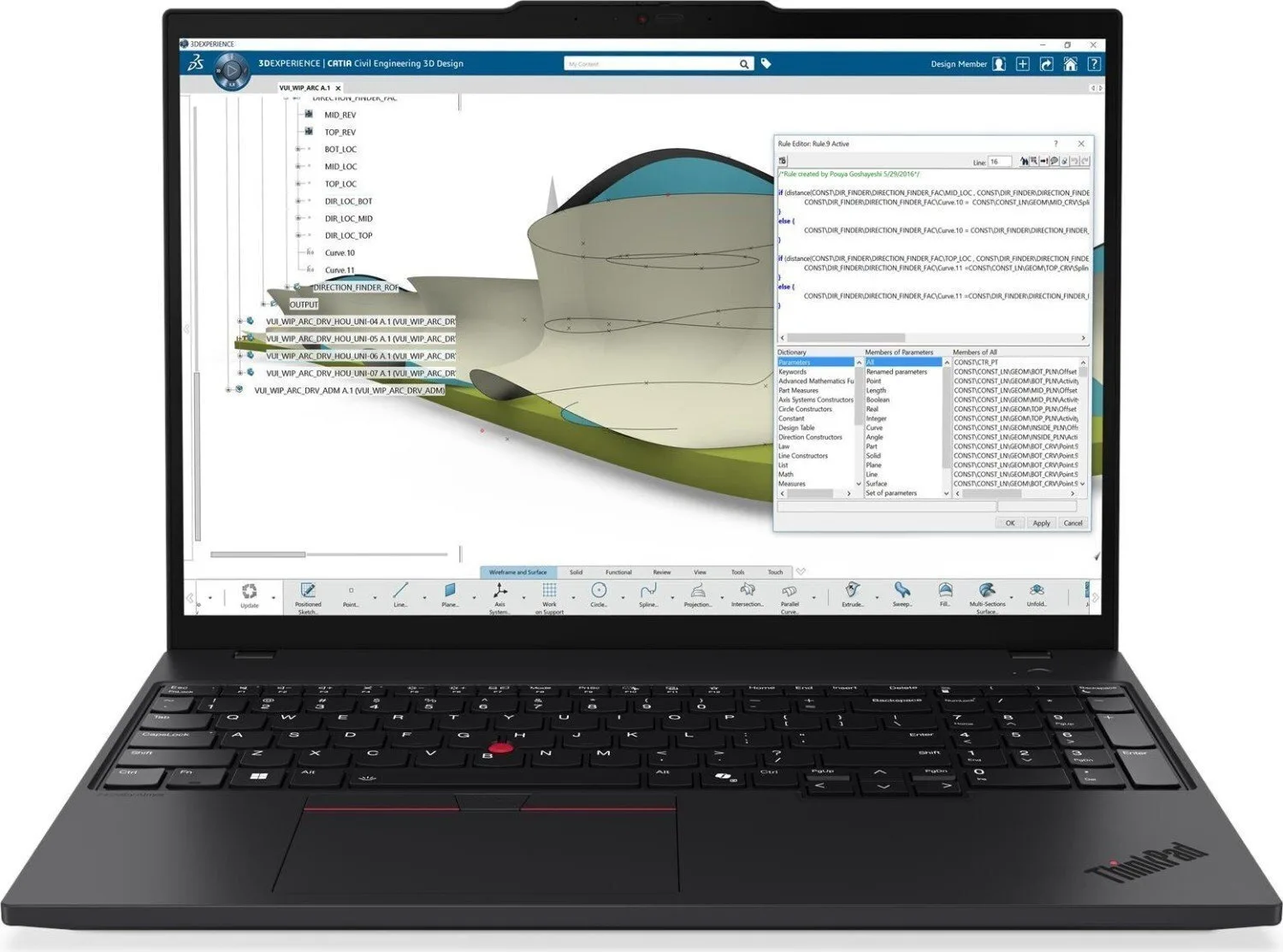 Lenovo P16s Gen 4 16 16" IPS FHD+ (Ultra 7-265H/32GB/1TB SSD/RTX PRO 500 Blackwell/W11 Pro) Black (US Keyboard) - Image 1