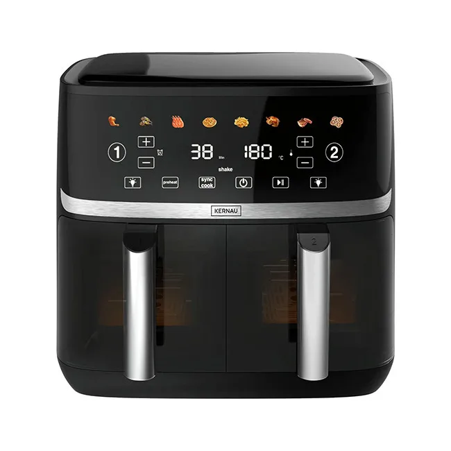 20260420112115_kernau_ksaf_1017_eb_duo_air_fryer_me_diplo_apospomeno_kado_10_2lt_mayro.jpeg Kernau KSAF 1017 EB Duo Air Fryer με Διπλό Αποσπώμενο Κάδο 10.2lt Μαύρο - Image 1