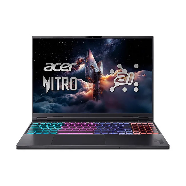 Acer Nitro 16 AI 16" IPS QHD+ 180Hz (Ryzen AI 300 Series-AI 9 365/64GB/2TB SSD/GeForce RTX 5070 Ti/No OS) (International English Keyboard) - Image 1