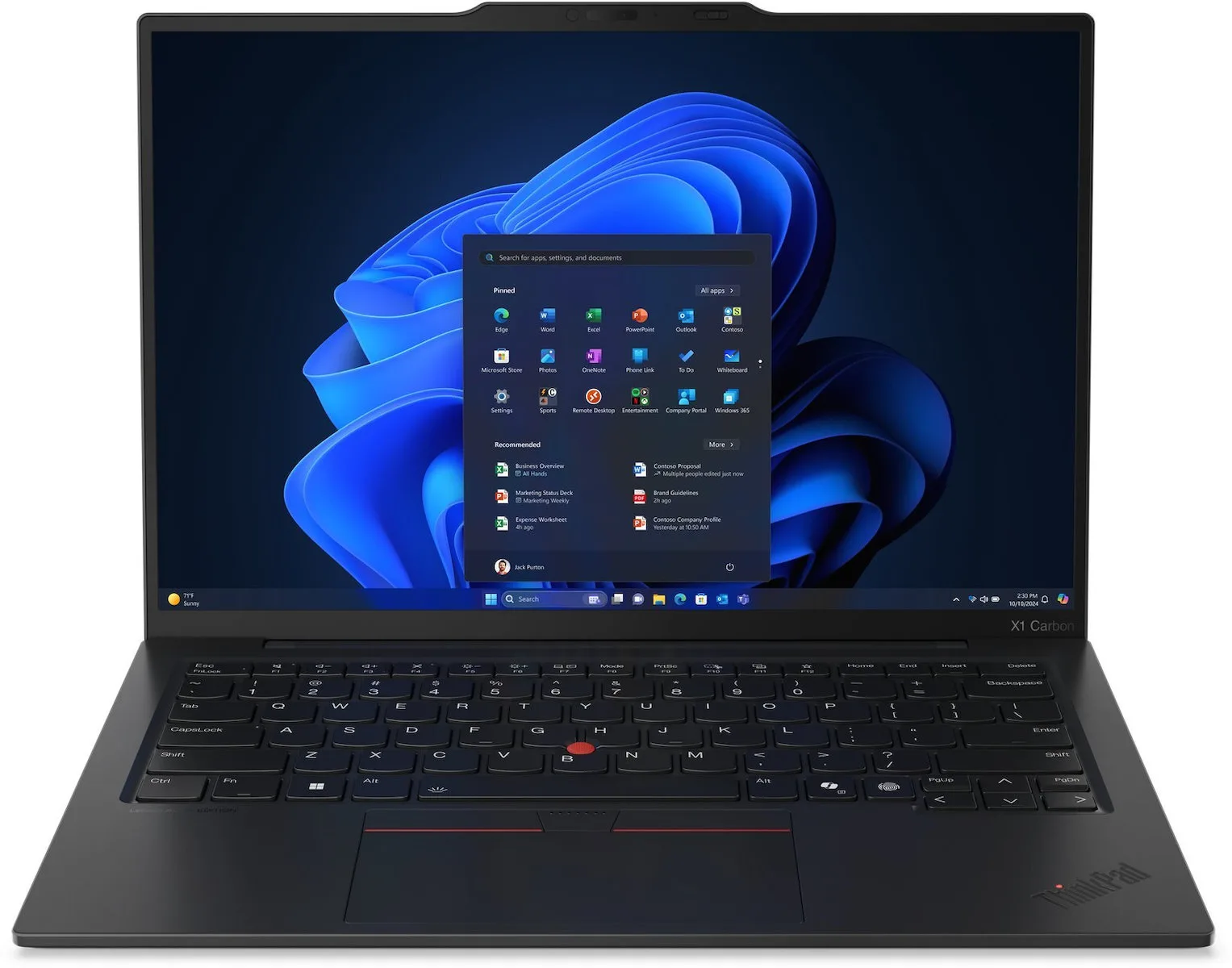 Lenovo ThinkPad X1 Carbon Gen 13 14" OLED (Ultra 7-265U/16GB/1TB SSD/W11 Pro) (US Keyboard) - Image 1