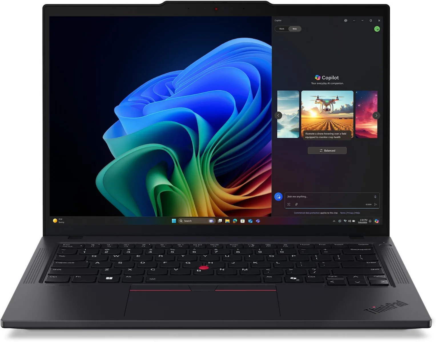 Lenovo ThinkPad T14 Gen 6 (AMD) 14" IPS FHD+ (Ryzen AI PRO 300 Series-5 340/32GB/512GB SSD/W11 Pro) (International English Keyboard) - Image 1