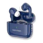 Vention Echo Lite E11 Plus In-ear Bluetooth Handsfree Ακουστικά με Αντοχή στον Ιδρώτα και Θήκη Φόρτισης Μπλε