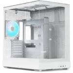 APNX V2-F Gaming Midi Tower Κουτί Υπολογιστή με Πλαϊνό Παράθυρο και RGB Φωτισμό Λευκό