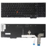 Deutsche Tastatur Für Laptop German Laptop Keyboard Lenovo Thinkpad L15 Gen 3 21c3 21c4 P16s Gen 1 21bt 21bu T16 Gen 1 21ch 21cj 5n21d93615 5n21k05050 De Pointer Backlight Βlack Gray Frame Κωδ.41005debl