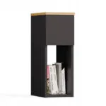 Κομοδίνο Ξύλινο Γκρι 20x30x55cm M-MP-SN-GLX-20/1S-ANTA