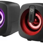 Defender J1 Ηχεία Υπολογιστή 2.0 με RGB Φωτισμό και Ισχύ 6W Μαύρα