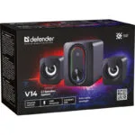 Defender V14 Ηχεία Υπολογιστή 2.1 με Bluetooth και Ισχύ 11W Μαύρα
