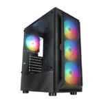 Rampage Midi Tower Κουτί Υπολογιστή Μαύρο