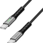 LogiLink LED USB 3.2 Cable USB-C male - USB-C 240W PD Μαύρο 2m CU0444