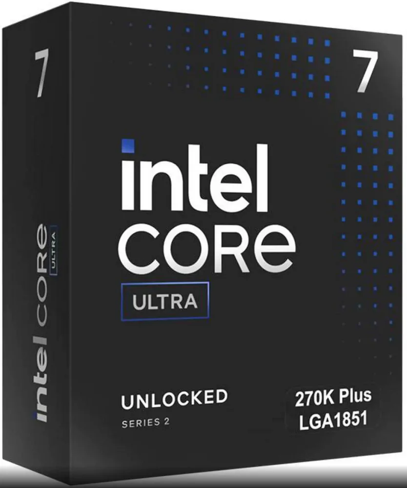 Intel Ultra 7 270K Plus 3.2GHz Επεξεργαστής 24 Πυρήνων για Socket 1851 σε Κουτί - Image 1